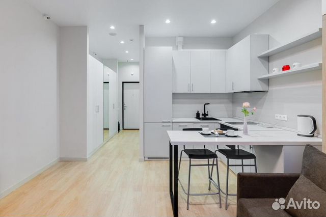 

Квартира-студия, 27 м², 1 кровать