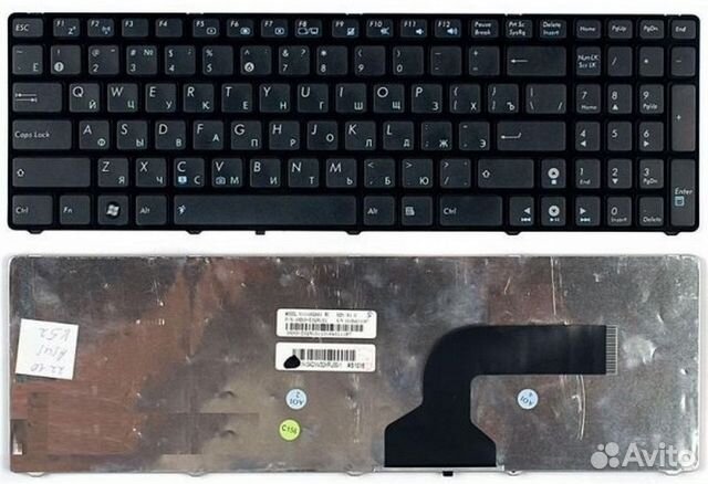 Клавиатура Asus G60 черная