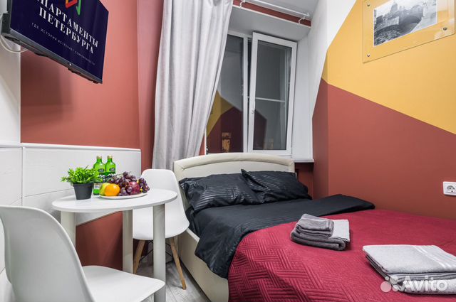 

Квартира-студия, 10 м², 1 кровать