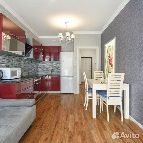 

1-к. квартира, 45 м², 2 кровати