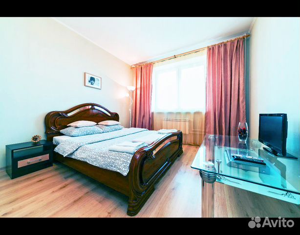 

1-к. квартира, 41 м², 2 кровати