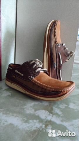 Замшевые коричневые мокасины етоr