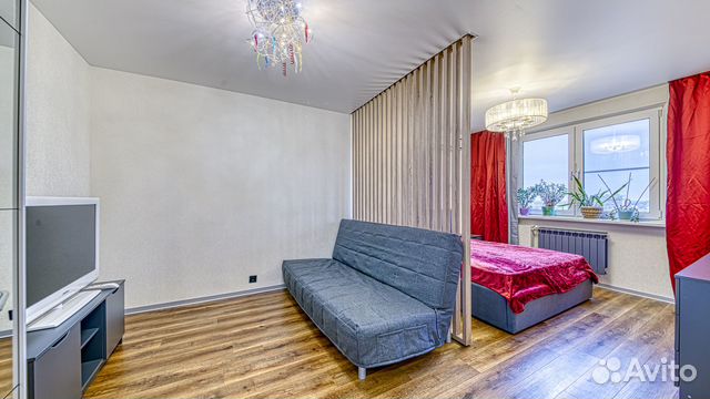 

1-к. квартира, 39 м², 3 кровати