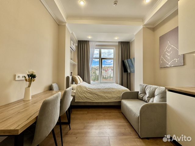 

Квартира-студия, 25 м², 2 кровати