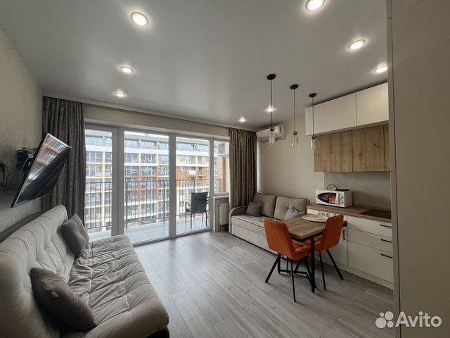

Квартира-студия, 33 м², 2 кровати