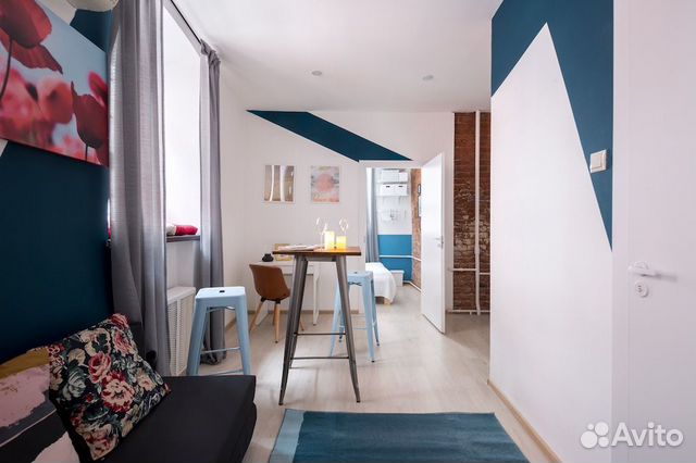 

1-к. квартира, 28 м², 2 кровати