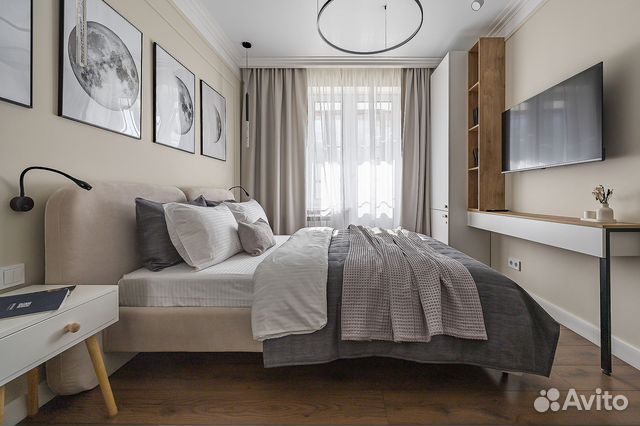 

Квартира-студия, 30 м², 2 кровати