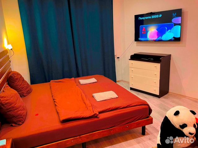 

Квартира-студия, 27 м², 2 кровати