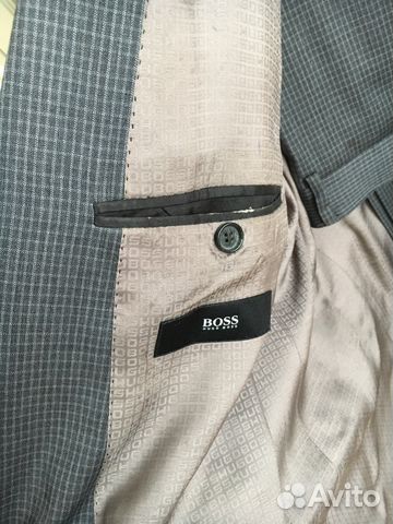Костюм мужской Hugo Boss, шерсть, размер 52-54 Костюм мужской Hugo Boss, шерсть, размер 52-54