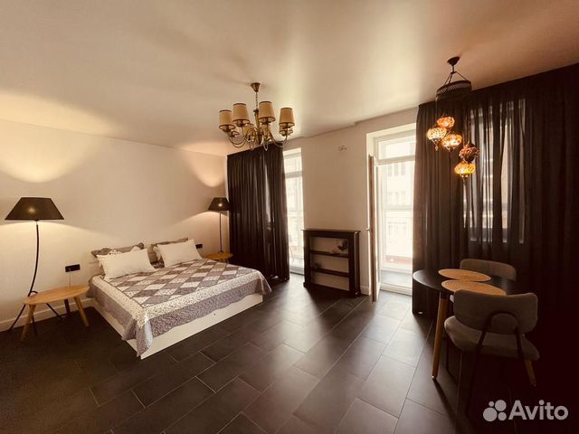 

Квартира-студия, 38 м², 1 кровать