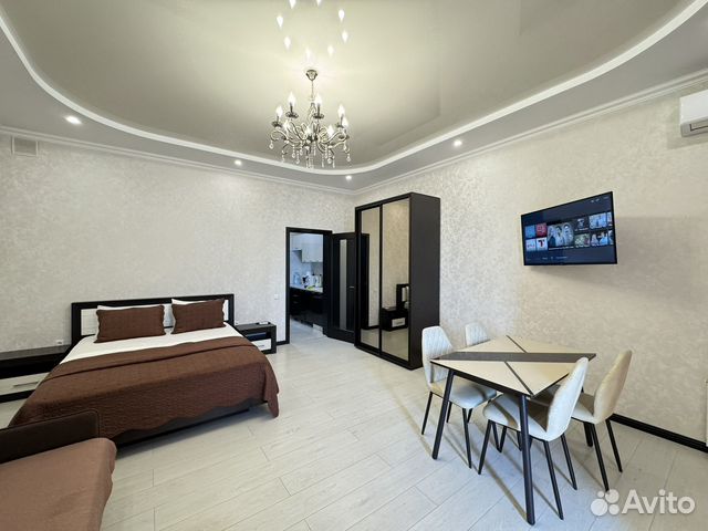 

1-к. квартира, 46 м², 2 кровати