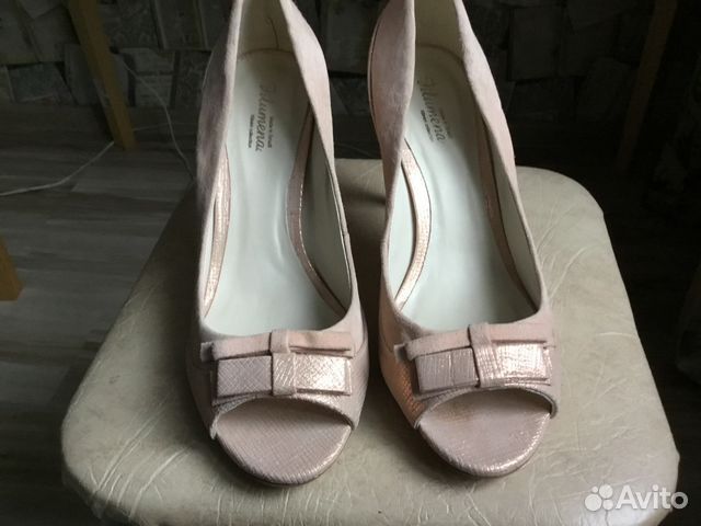 Туфли женские, кожаные