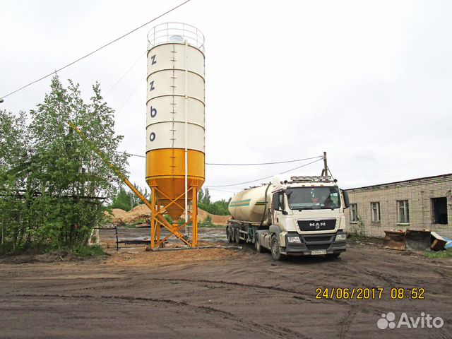 Силос цемента сцм-120 бункер бочка склад емкость