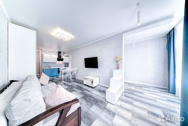 

1-к. квартира, 45 м², 2 кровати