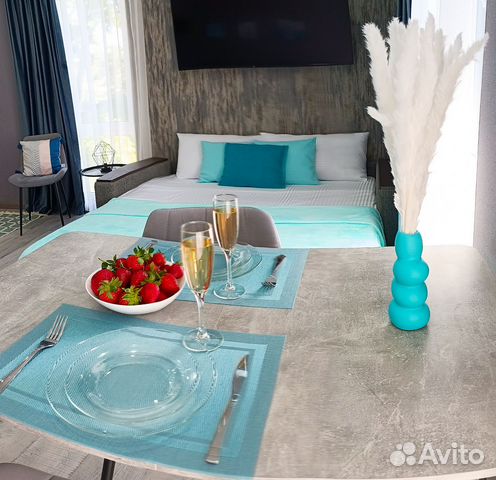 

Квартира-студия, 33 м², 2 кровати