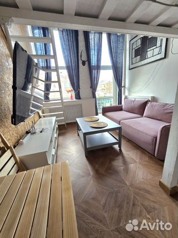 

Квартира-студия, 40 м², 2 кровати