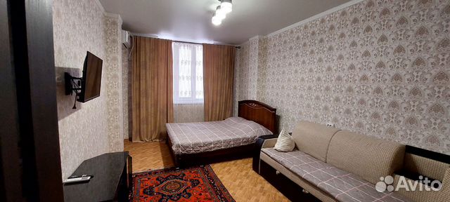 

1-к. квартира, 42 м², 3 кровати