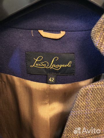 Пиджак из шерсти и кашемира новый Luisa Spagnoli