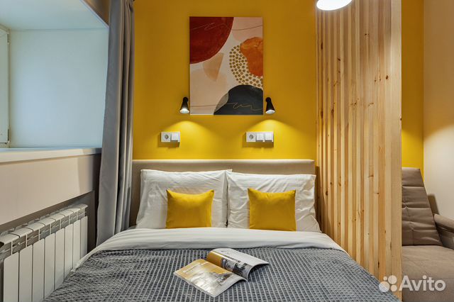 

Квартира-студия, 18 м², 2 кровати