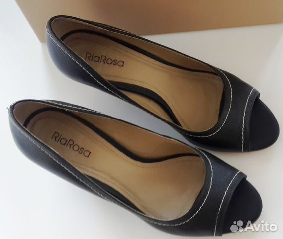 Летние туфли Ria Rosa черные 39р
