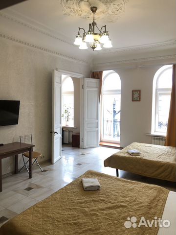 

1-к. квартира, 55 м², 3 кровати
