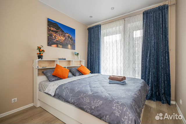 

1-к. квартира, 50 м², 2 кровати