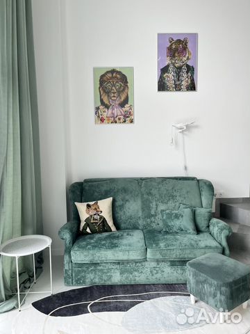 

Квартира-студия, 30 м², 2 кровати