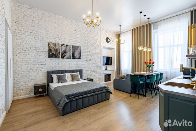 

Квартира-студия, 32 м², 2 кровати
