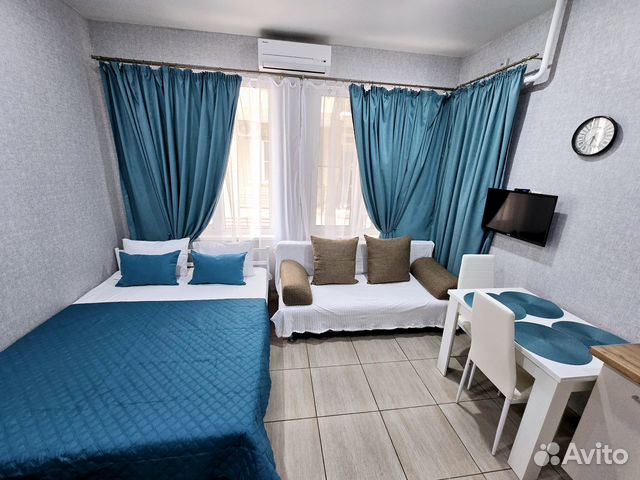 

Квартира-студия, 25 м², 2 кровати