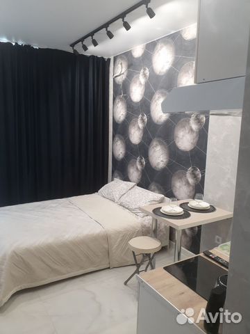 

Квартира-студия, 33 м², 1 кровать