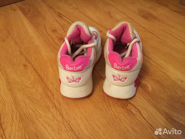 Детские кожаные кроссовки Barbie Италия 26 р