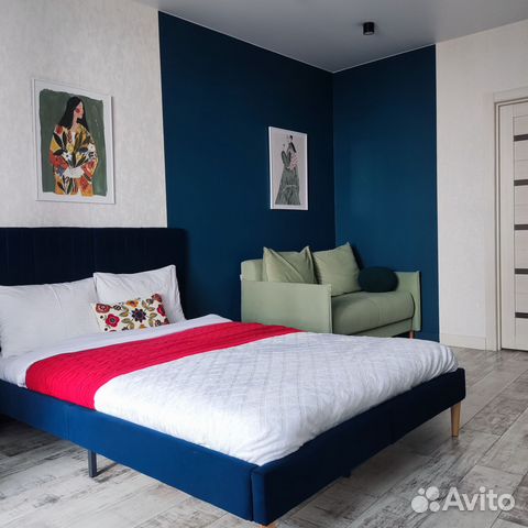 

1-к. квартира, 55 м², 3 кровати