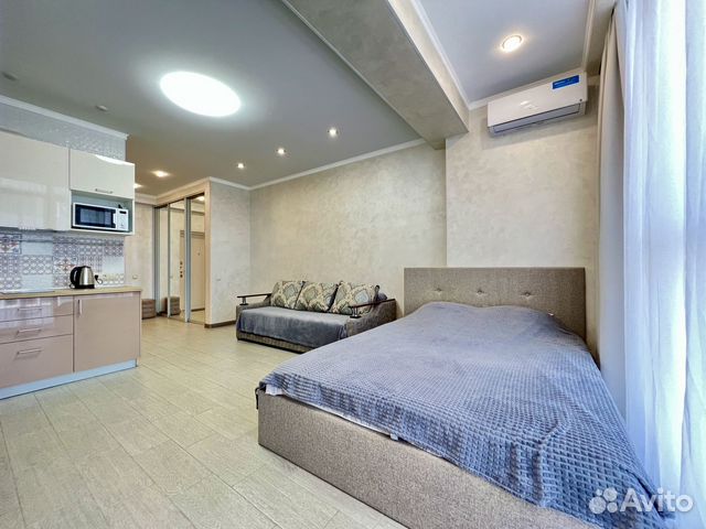 

Квартира-студия, 34 м², 2 кровати