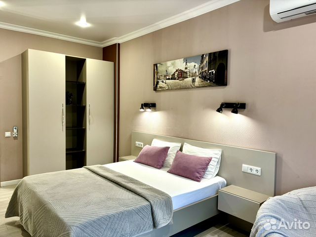 

1-к. квартира, 46 м², 2 кровати