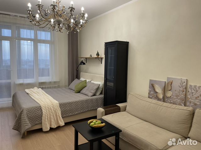 

1-к. квартира, 40 м², 2 кровати