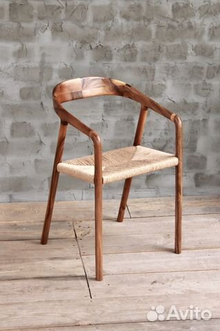 Стул обеденный с плетением из массива Стул обеденный с плетением из массива