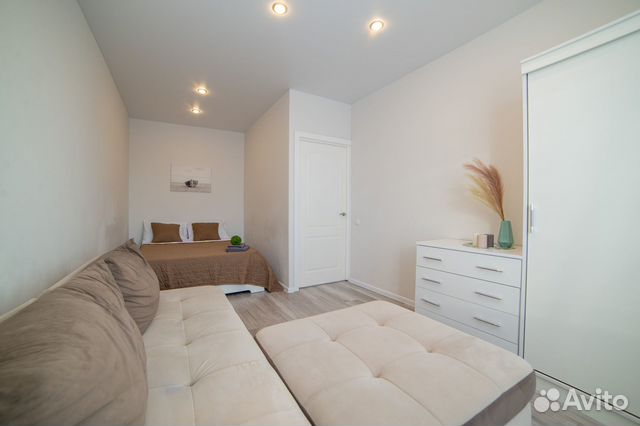 

1-к. квартира, 42 м², 3 кровати
