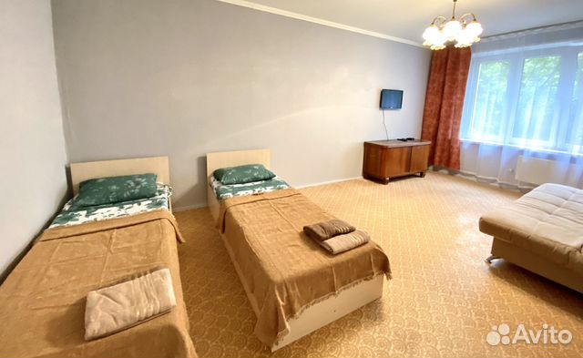 

1-к. квартира, 40 м², 3 кровати