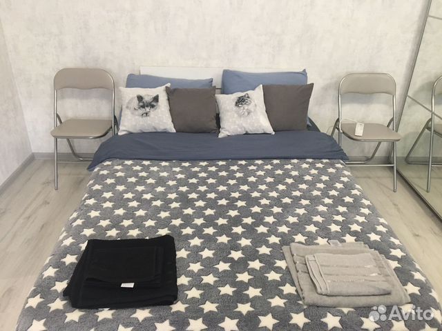 

1-к. квартира, 45 м², 2 кровати