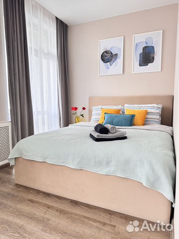 

Квартира-студия, 32 м², 2 кровати