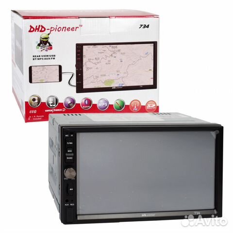 Автомагнитола/USB 2-DIN с экраном DHD-pioneer