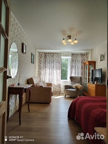 

1-к. квартира, 42,1 м², 2 кровати