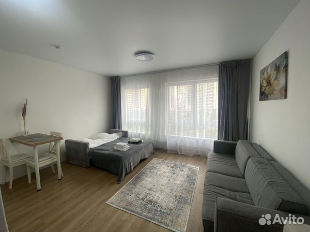 

Квартира-студия, 27 м², 2 кровати