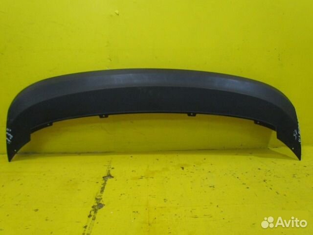 Юбка бампера задняя Skoda Rapid 2012-2020