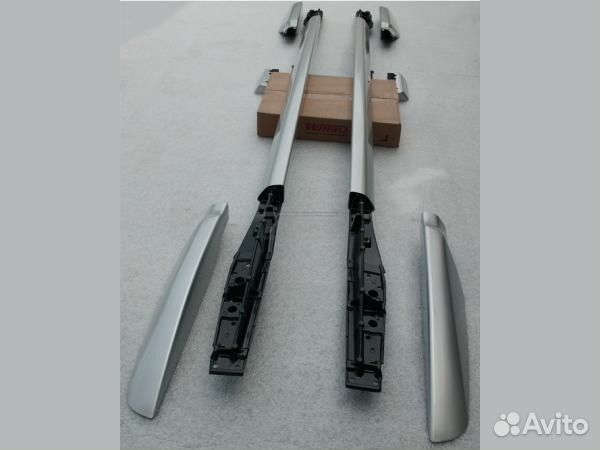 Рейлинги серебристые Toyota Land Cruiser 200 Рейлинги серебристые Toyota Land Cruiser 200