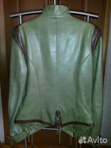 Новая итальянская кожаная куртка 44-46 р. (М) Новая итальянская кожаная куртка 44-46 р. (М)