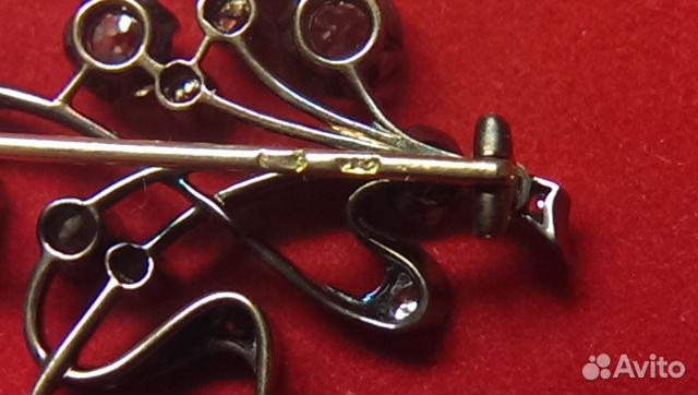 Антикварная брошь с бриллиантами купца Кашинова Антикварная брошь с бриллиантами купца Кашинова