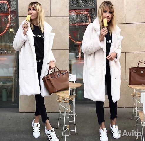Шуба (пальто) из искусственного меха