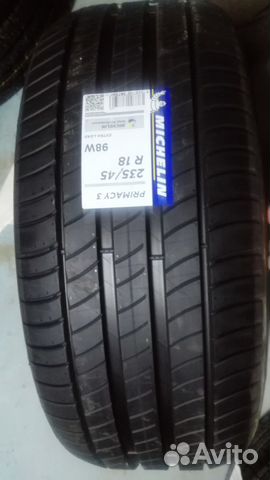 Новые Michelin Primacy 3 235/45 R18 98 W