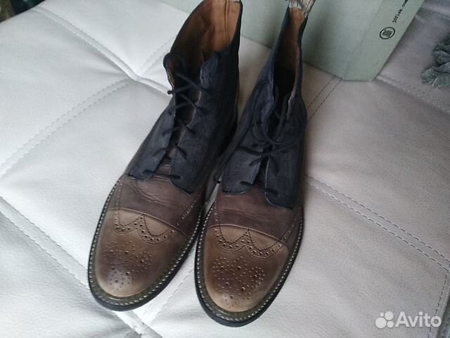 Кожаные ботинки JD Fisk